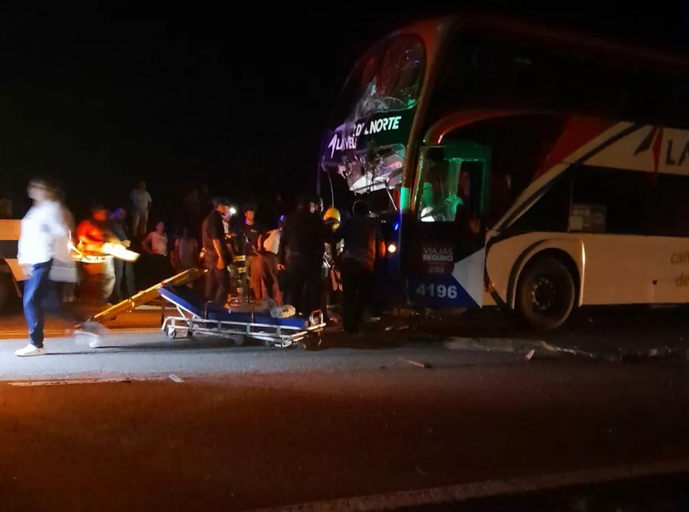 La escena de la tragedia en Metán