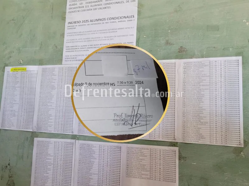 Exámenes en la Técnica 2.