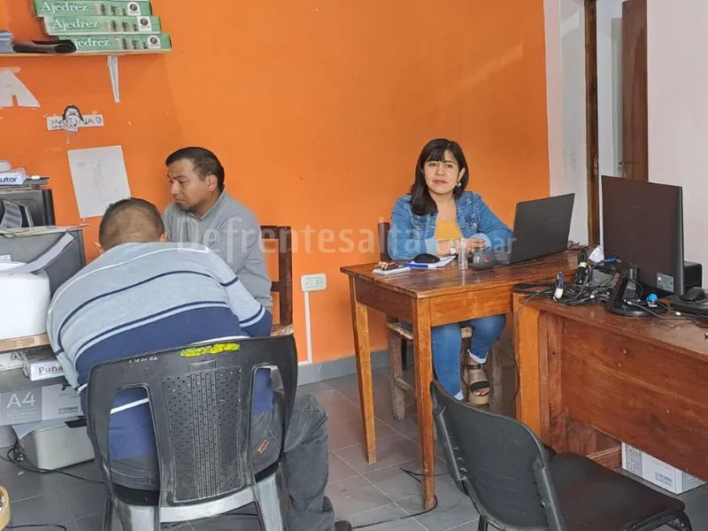 Atención en la municipalidad de San Lorenzo.