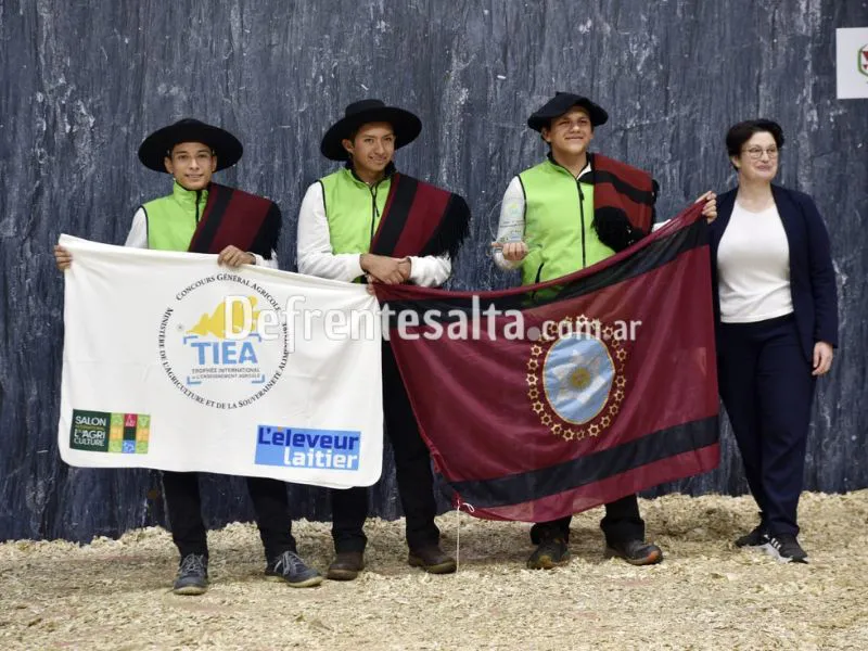 Estudiantes de la escuela Agrícola en Francia.