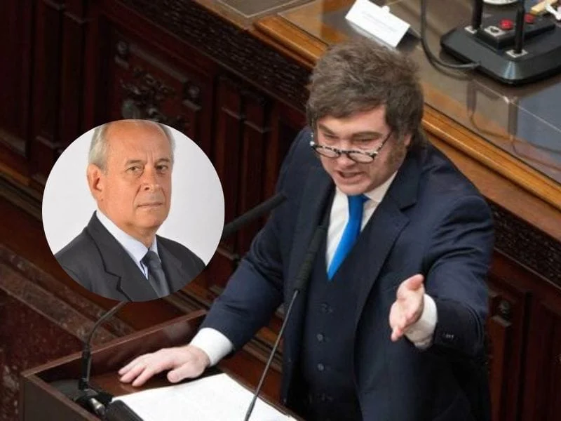 Guilleremo Martinelli criticó el discuro de Milei.