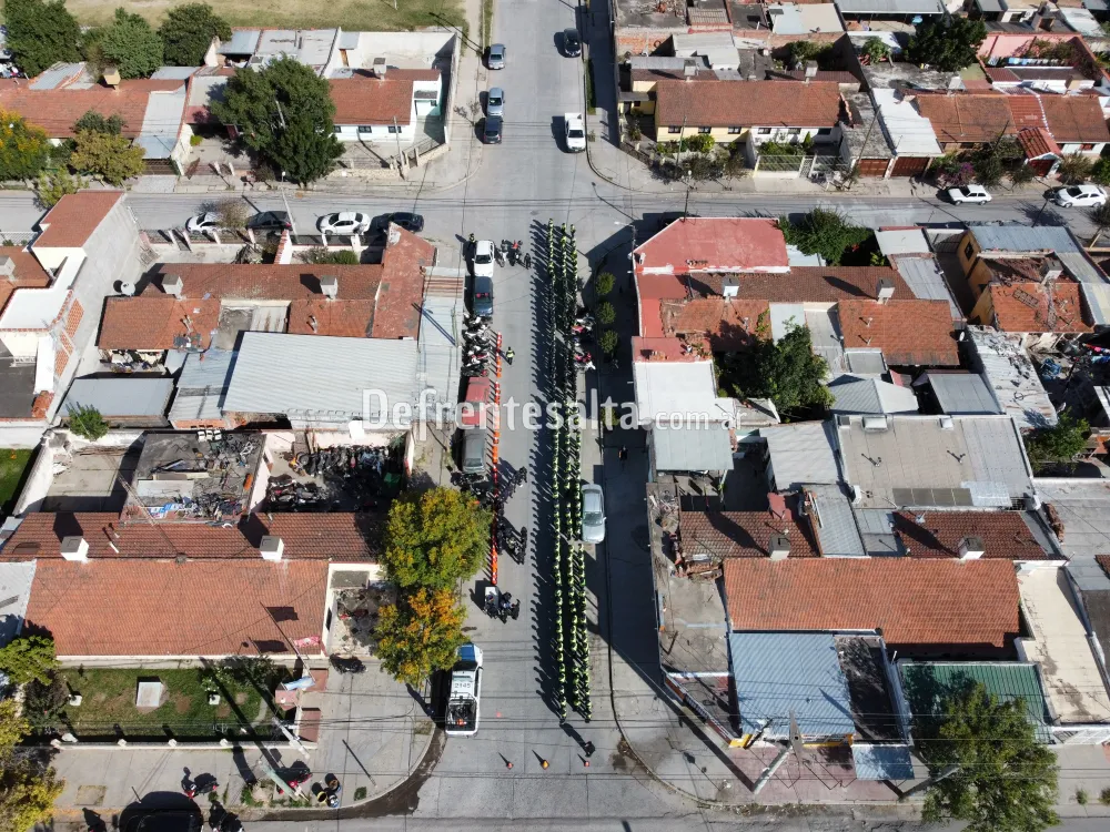 Operativo Policial desde el drone