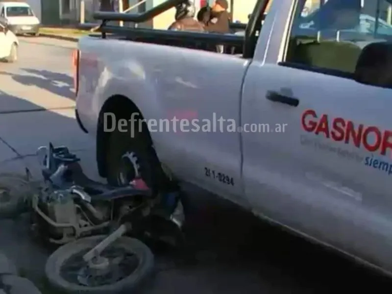 La escena del accidente.