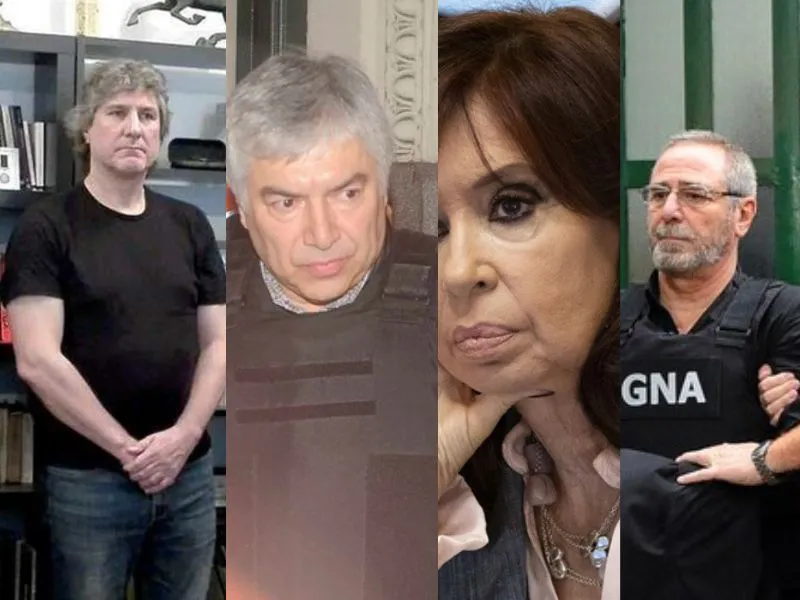 Boudou, Báez, Cristina y Jaime.
