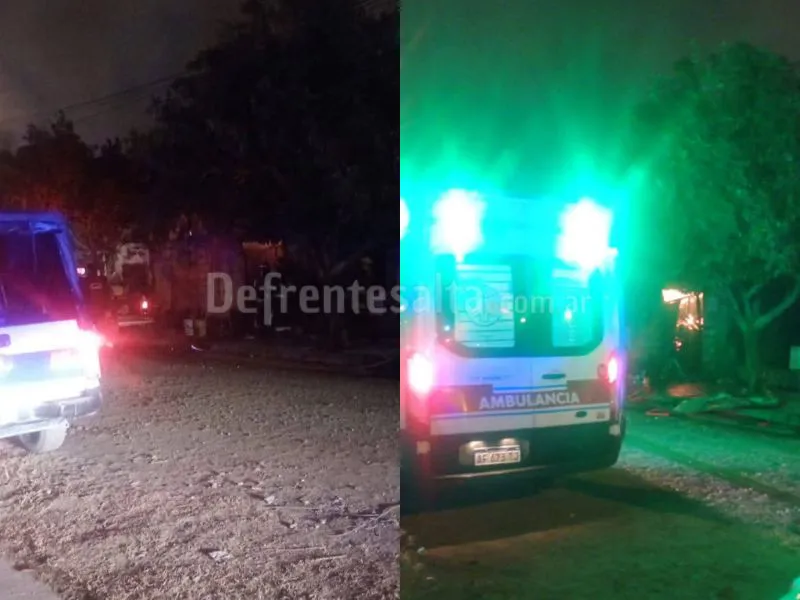 Incendio en barrio Convivencia. 