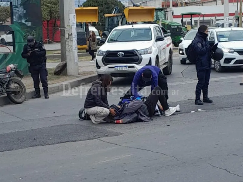 Siniestro en avenida Paraguay.