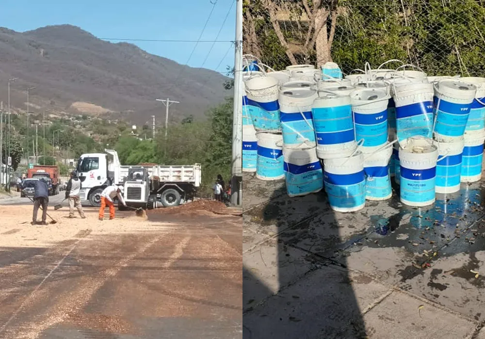 Volcamiento de aceite av Delgadillo