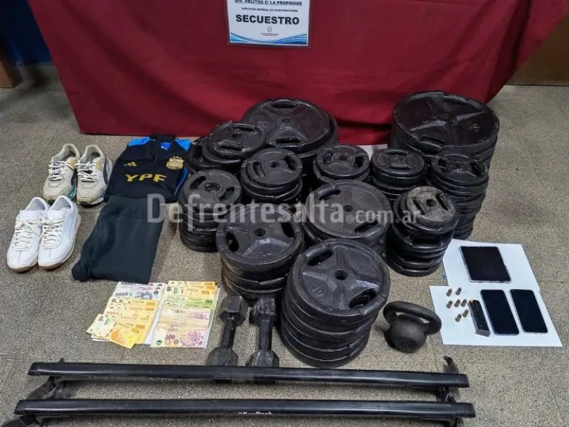 Elementos recuperados.