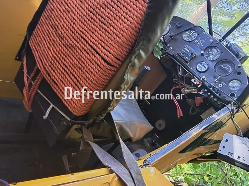 Aeronave estrellada en zona norte. 