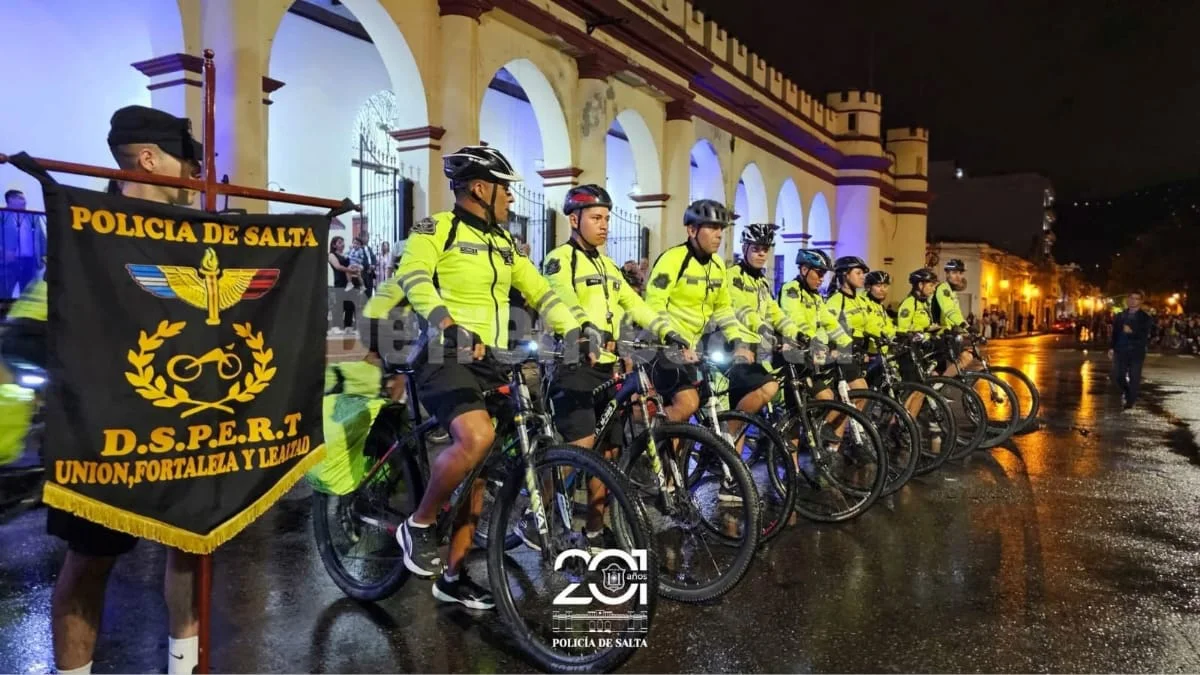 Anivesario de los Bicipolicias de Salta. 