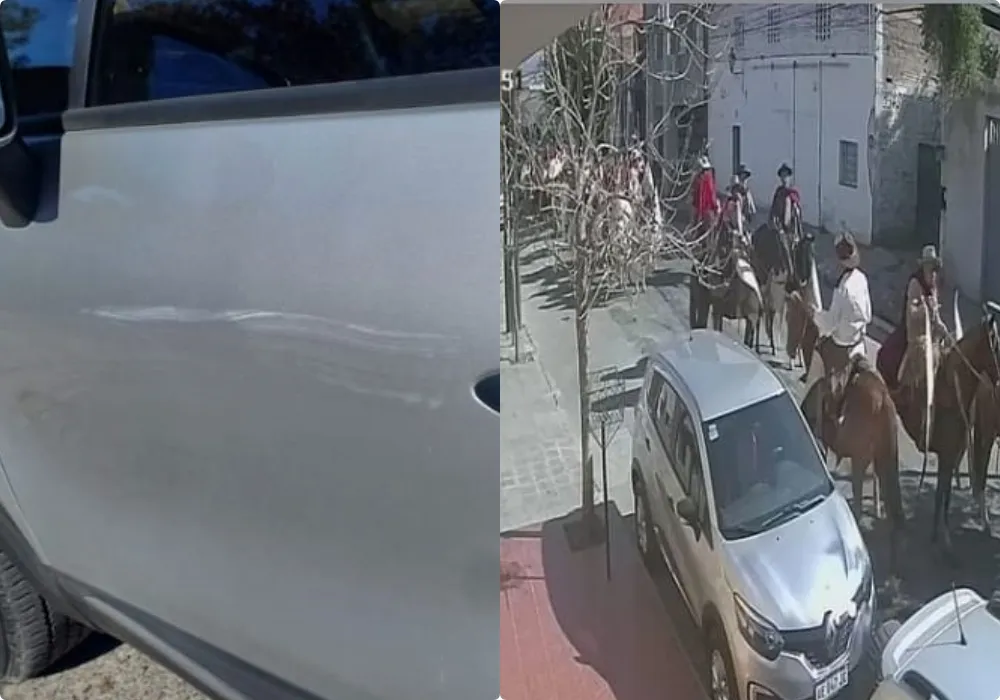 Auto rayado
