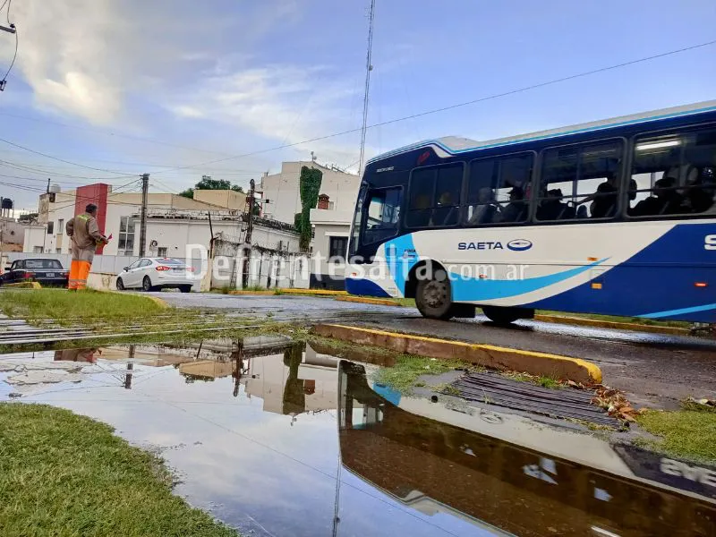 Lluvia y tormentas en Salta.