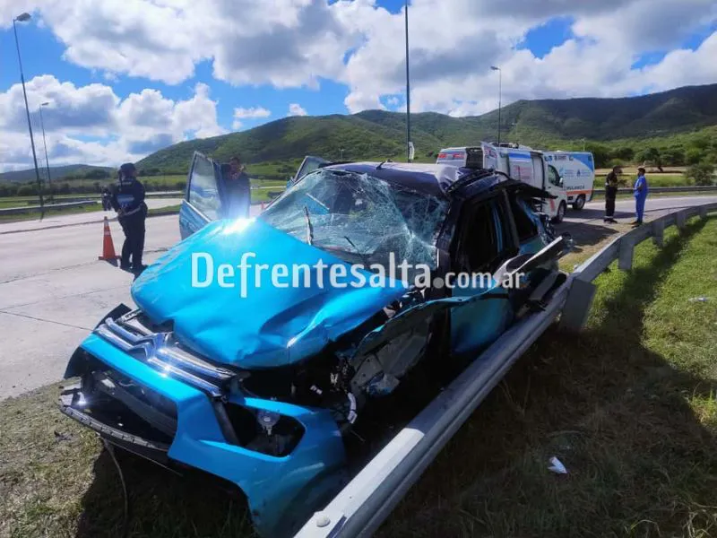 Accidente en Ruta 9.