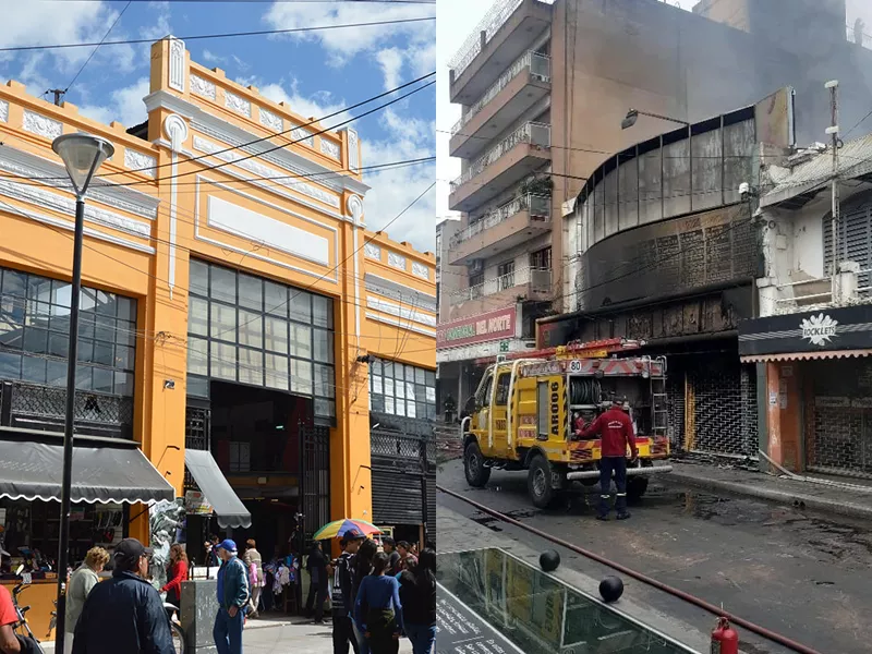 mercado incendio