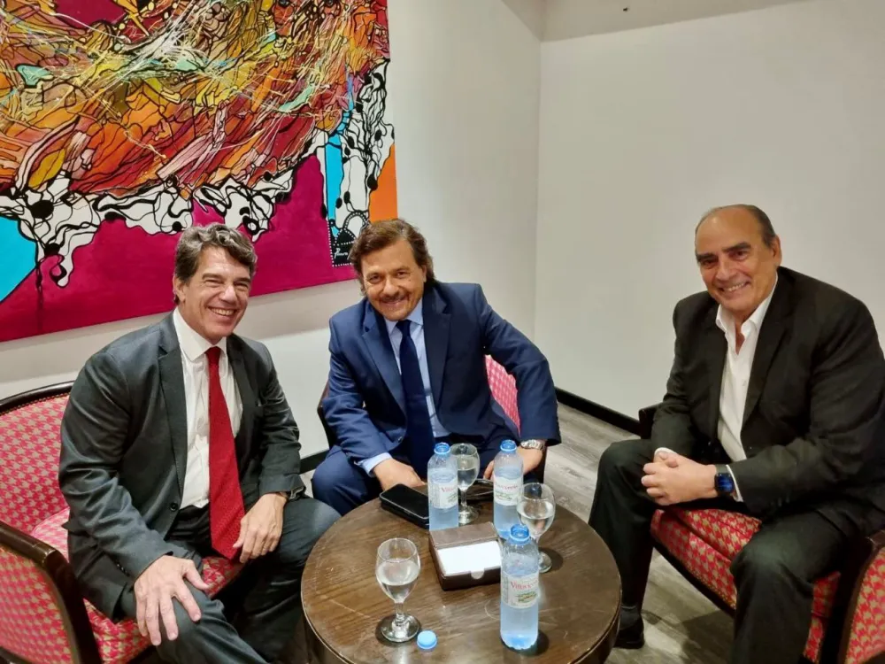 Sáenz con Francos y Posse