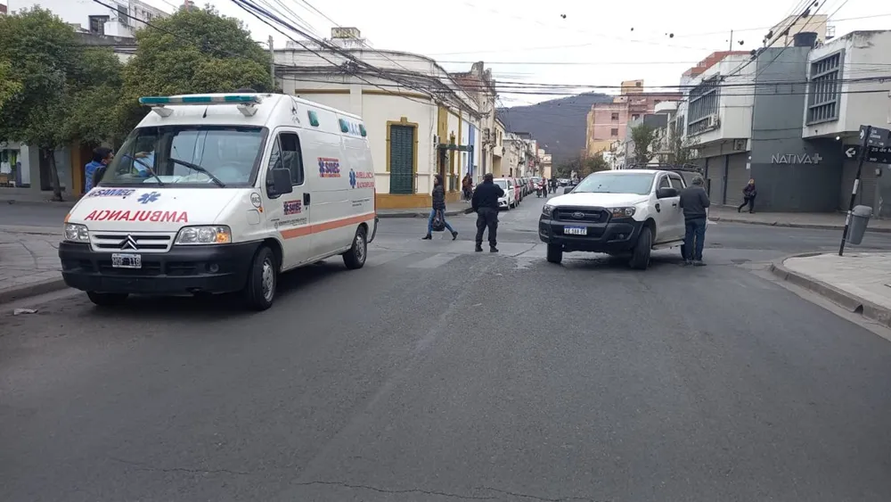 Atropellaron a una mujer mayor de edad en pleno centro