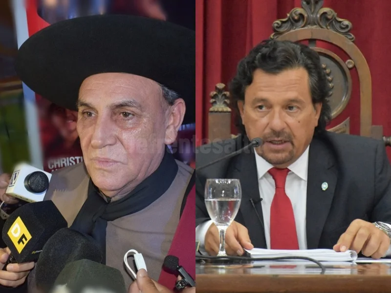 Gustavo Sáenz defendió al Chaqueño Palavecino.