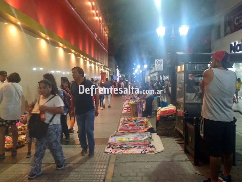 Vendedores coparon las peatonales