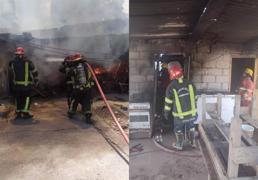 Incendio viviendas