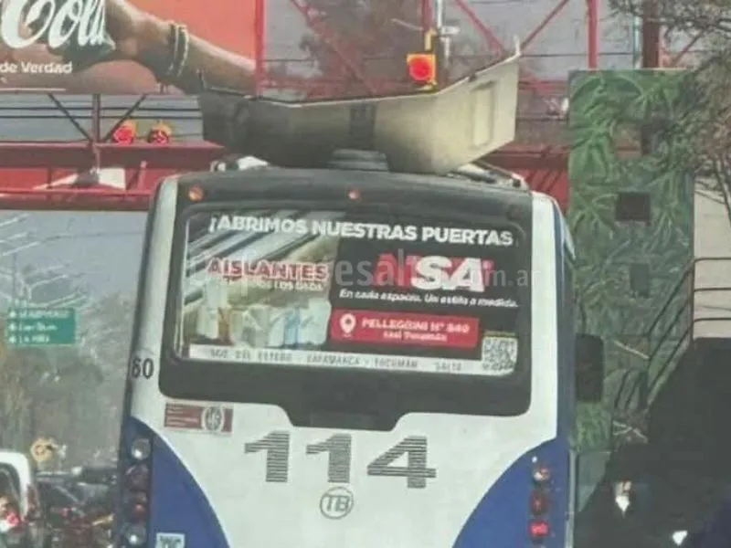 El colectivo con problemas.