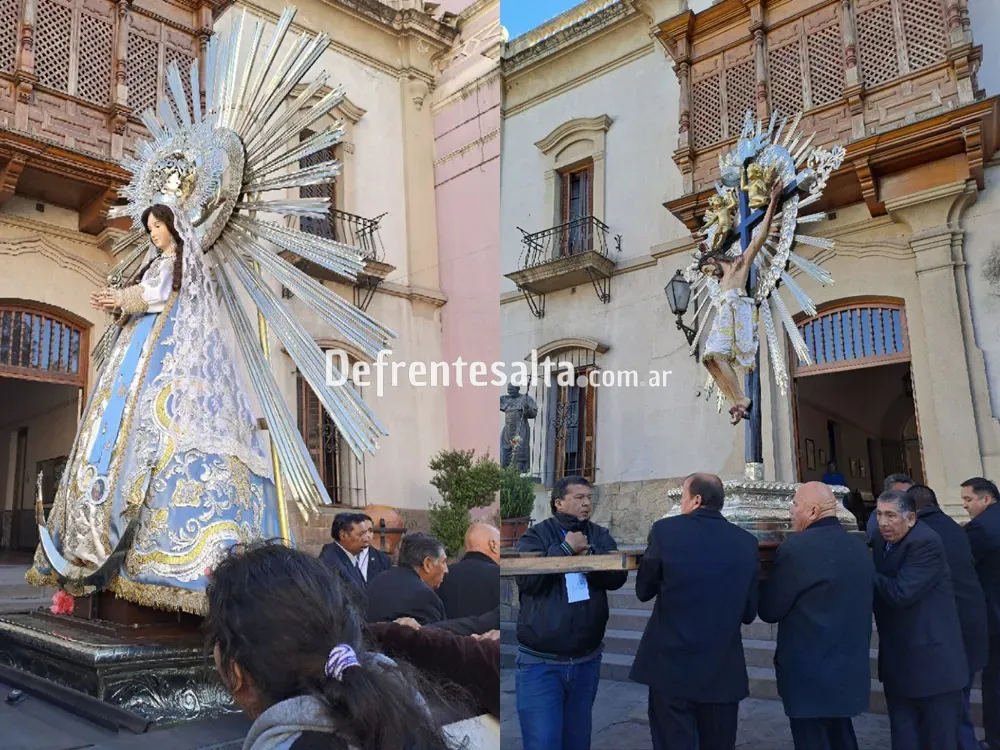 Imagenes peregrinas del Milagro. Foto: Sol Salas. 