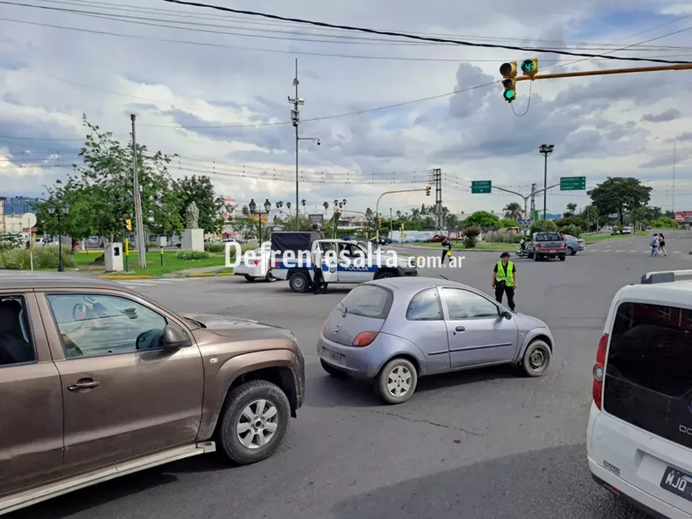 Siniestro vial en avenida Paraguay