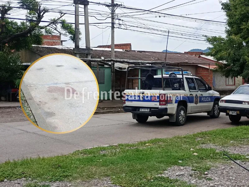 Homicidio en barrio Castañares.