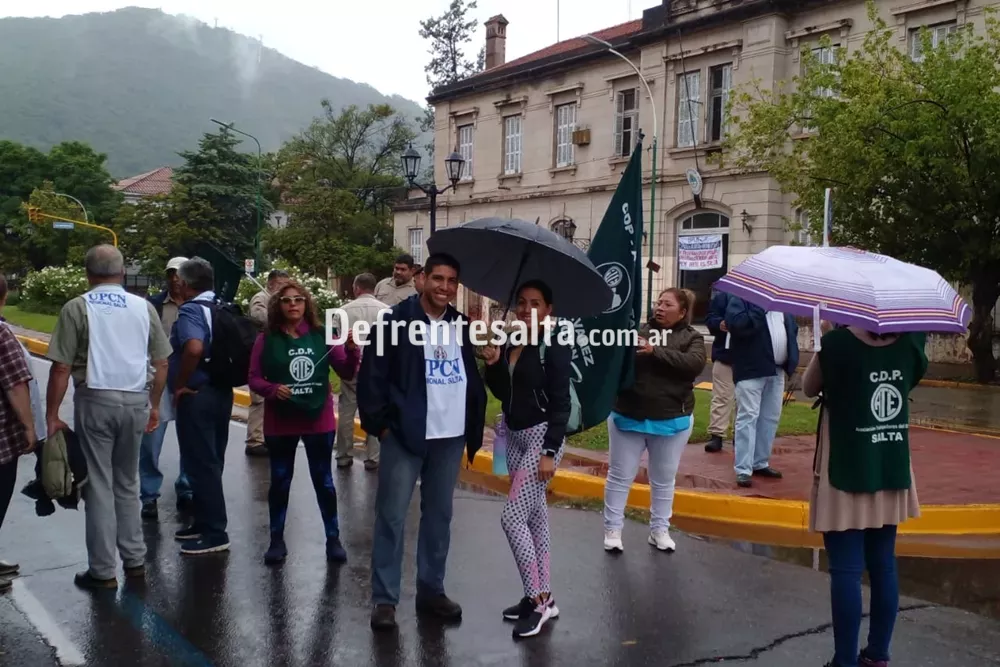 Protesta de trabajadores de la salud