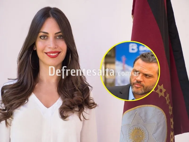 Nadia Loza y su pareja Gastón Burlón.-