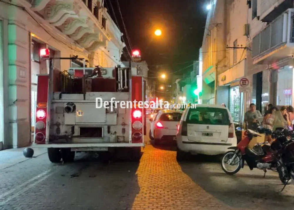 Incendio en pleno centro