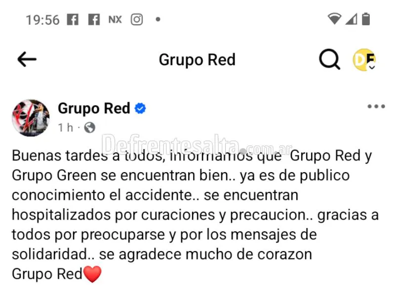 Comunicado Grupo Red.