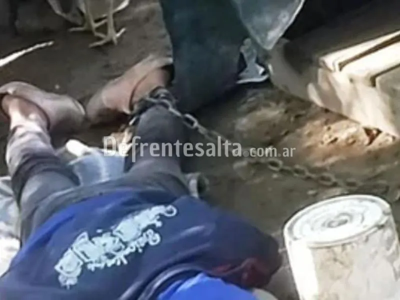 Así estaba la mujer. 