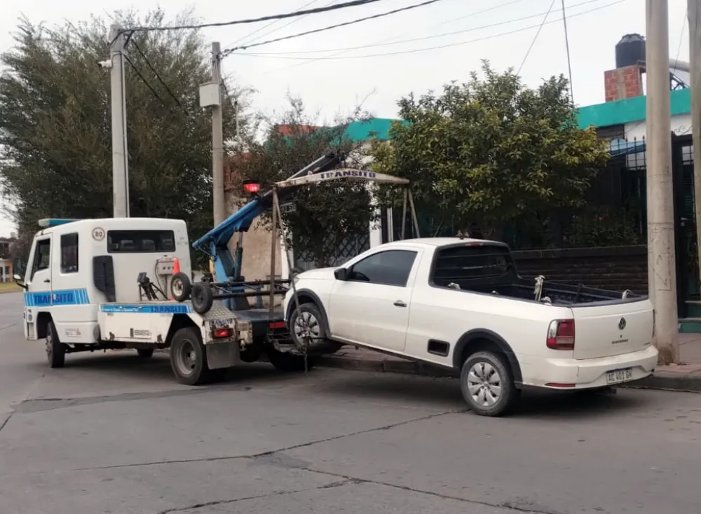 Vehículo trasladado al canchón