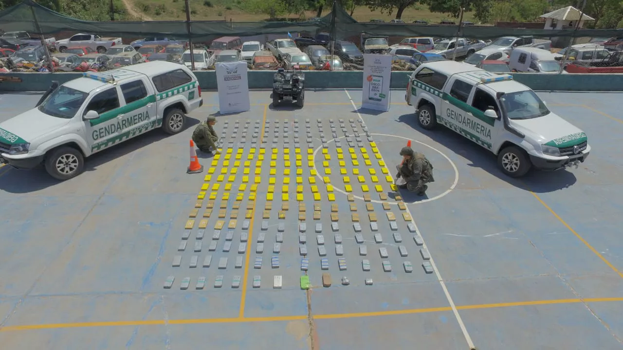 Secuestro cocaína Aguaray