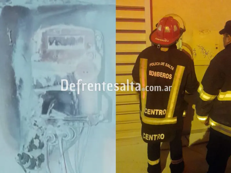 Incendio en el Instituto del Milagro.