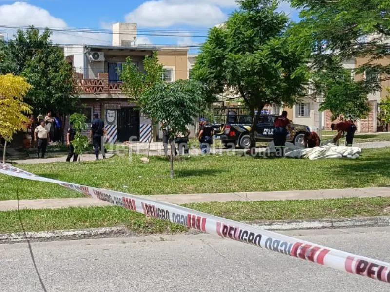 Maxima tensión en barrio El Huaico. 