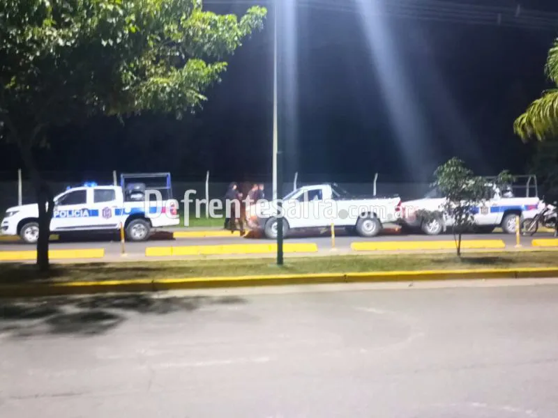 Toda la Policía en el lugar.