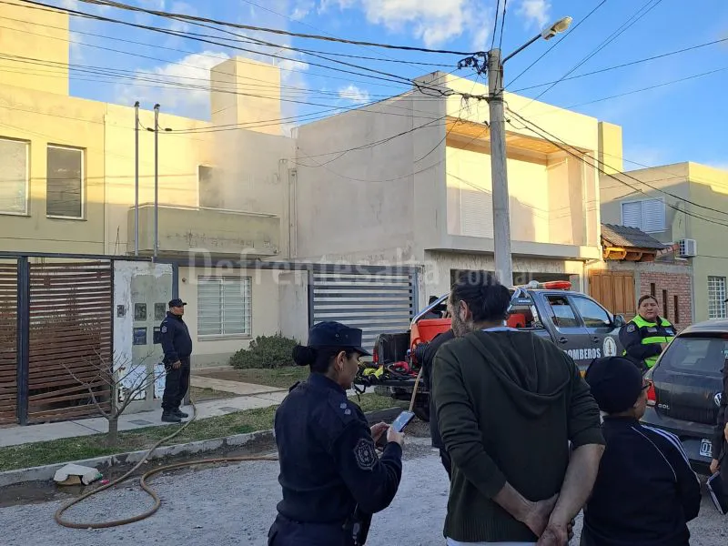 Incendio en barrio Grand Bourg.