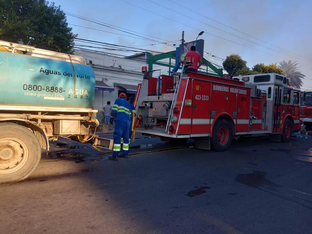 Incendio en Cerrillos