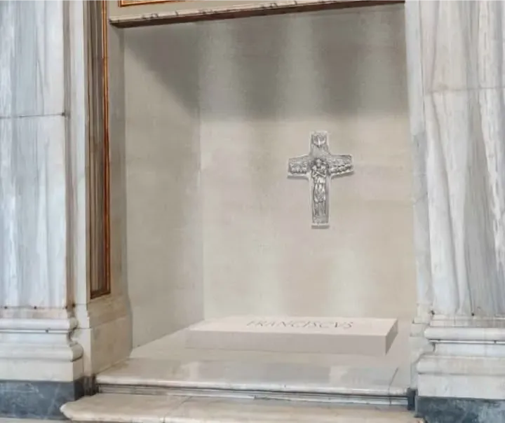 La tumba del Santo Padre