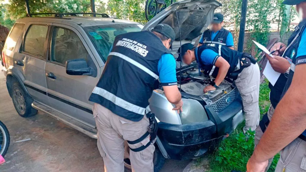 Camioneta secuestrada.