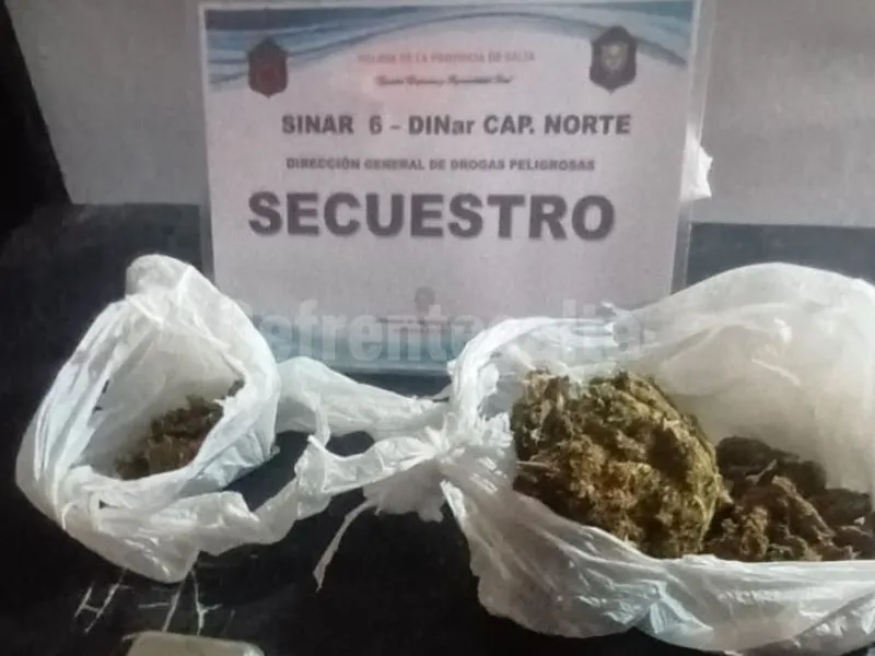 Las dosis de droga secuestrada.