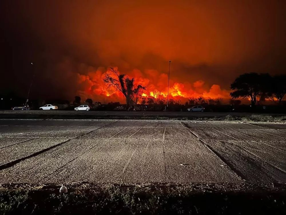 Incendio en Orán