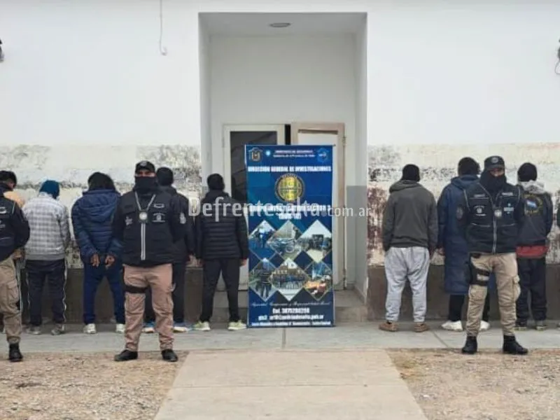 Allanamientos y detenciones.