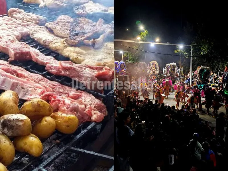 Concurso del Asado en El Carril y corsos en Salta Capital.