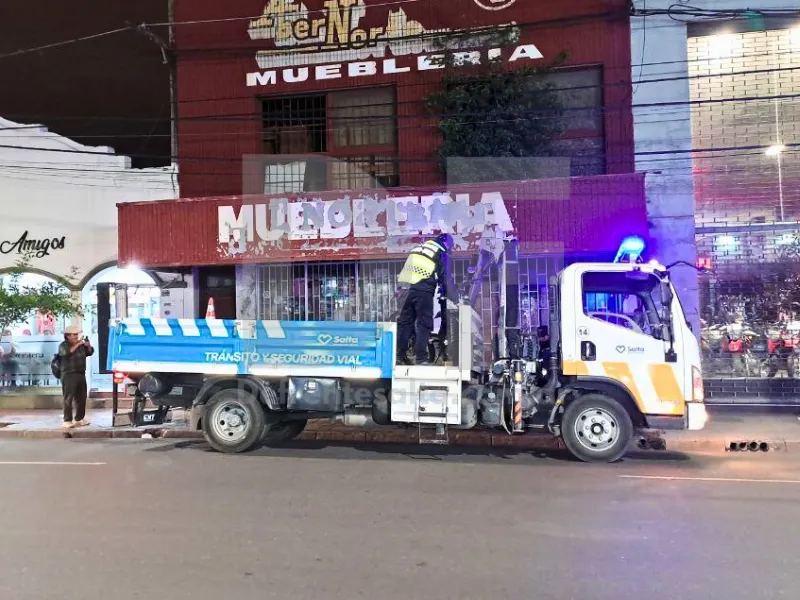 Secuestro de motos en el centro.
