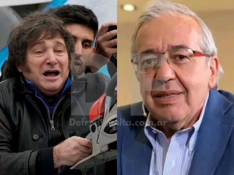 Javier Milei y Santiago Godoy.