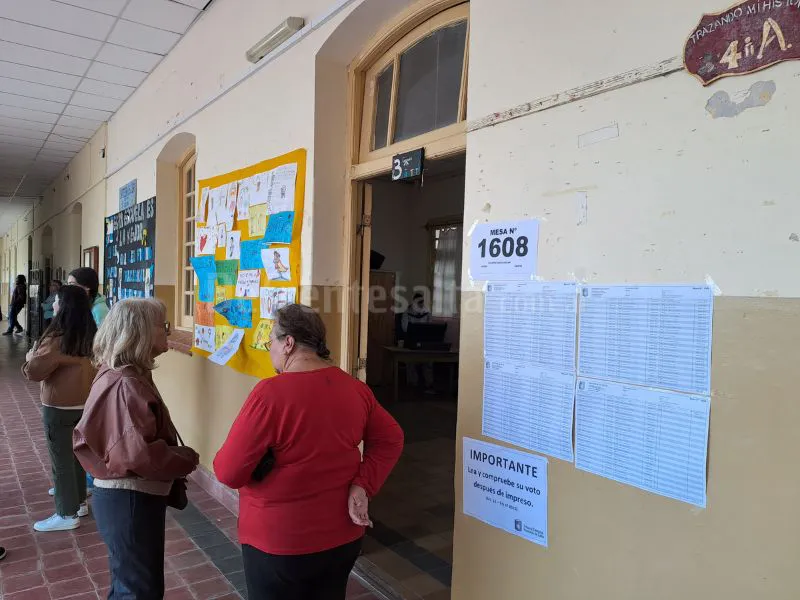Elecciones hoy en Salta.