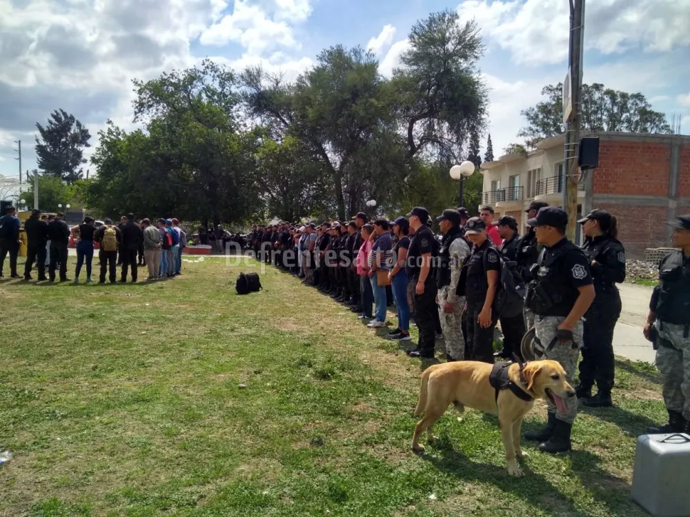 Operativo policial en Solidaridad