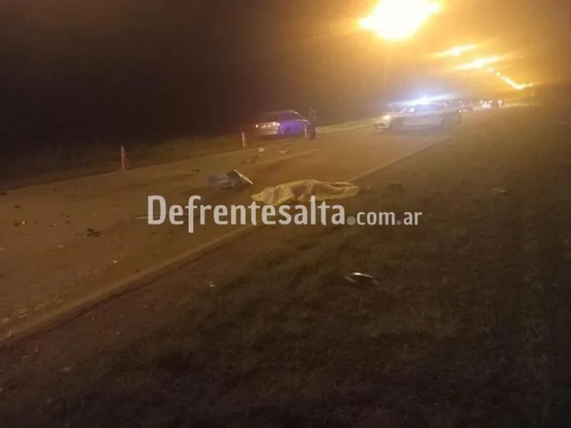 Siniestro fatal en acceso norte.